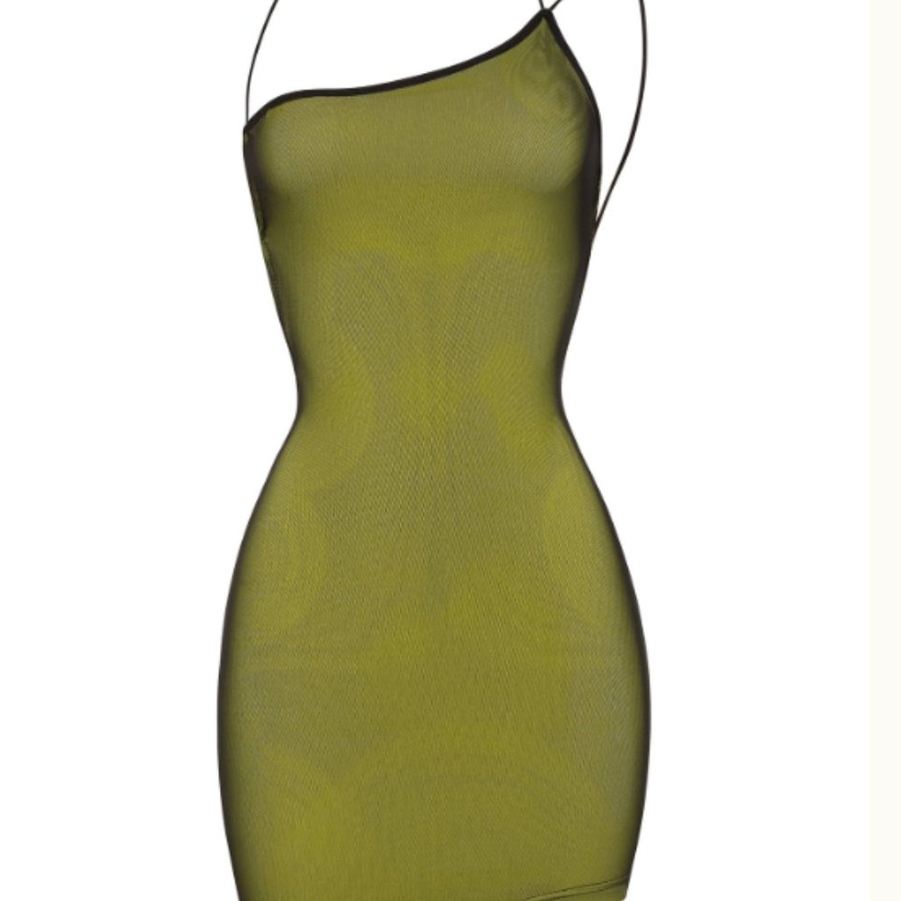 YG Collection Aria Backless Mini Dress Size Small